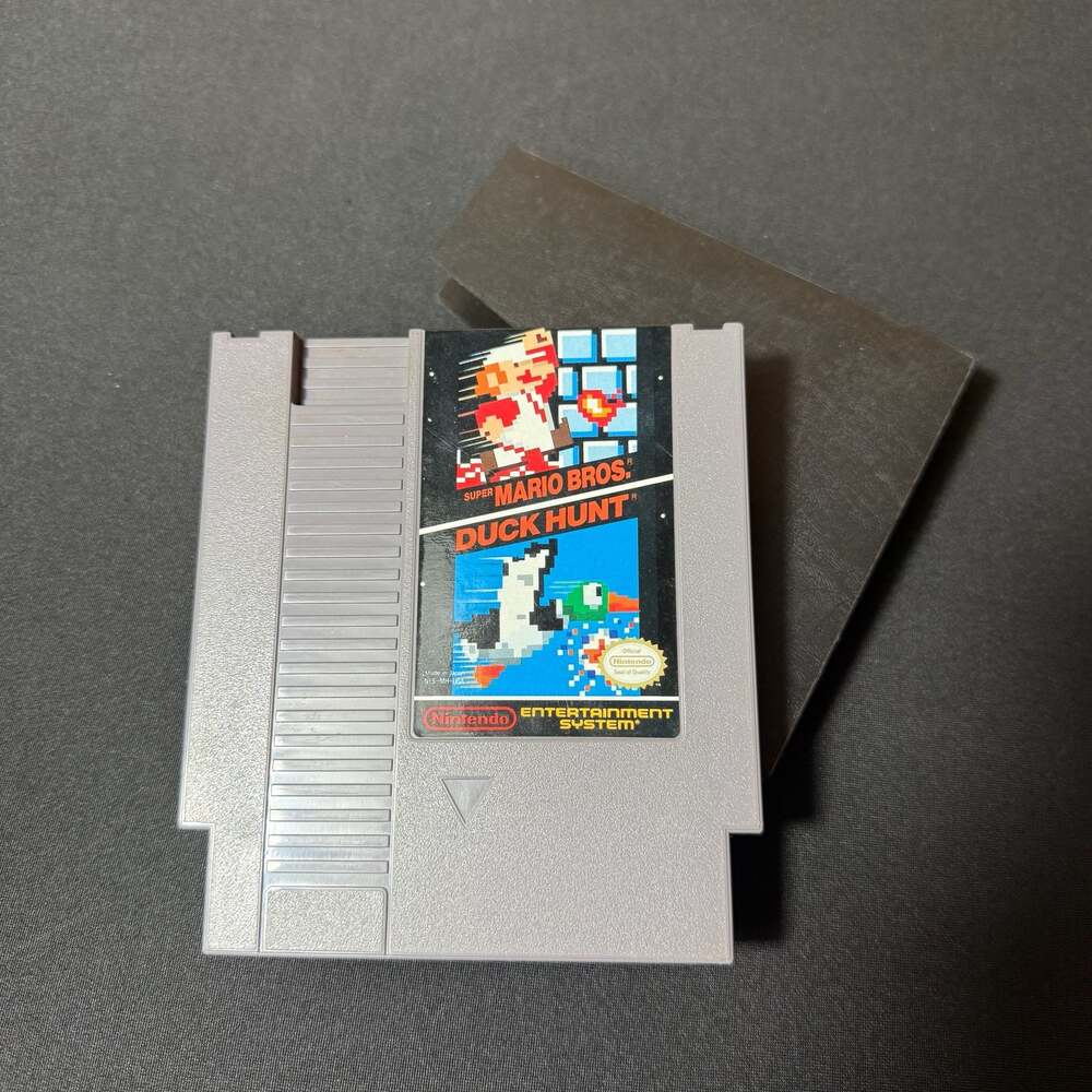 Super Mario Bros. / Duck Hunt NES Game Cartridge with Sleeve
